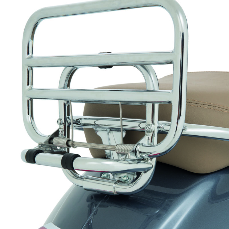 Porte bagage arrière pliant chromé Vespa GTS