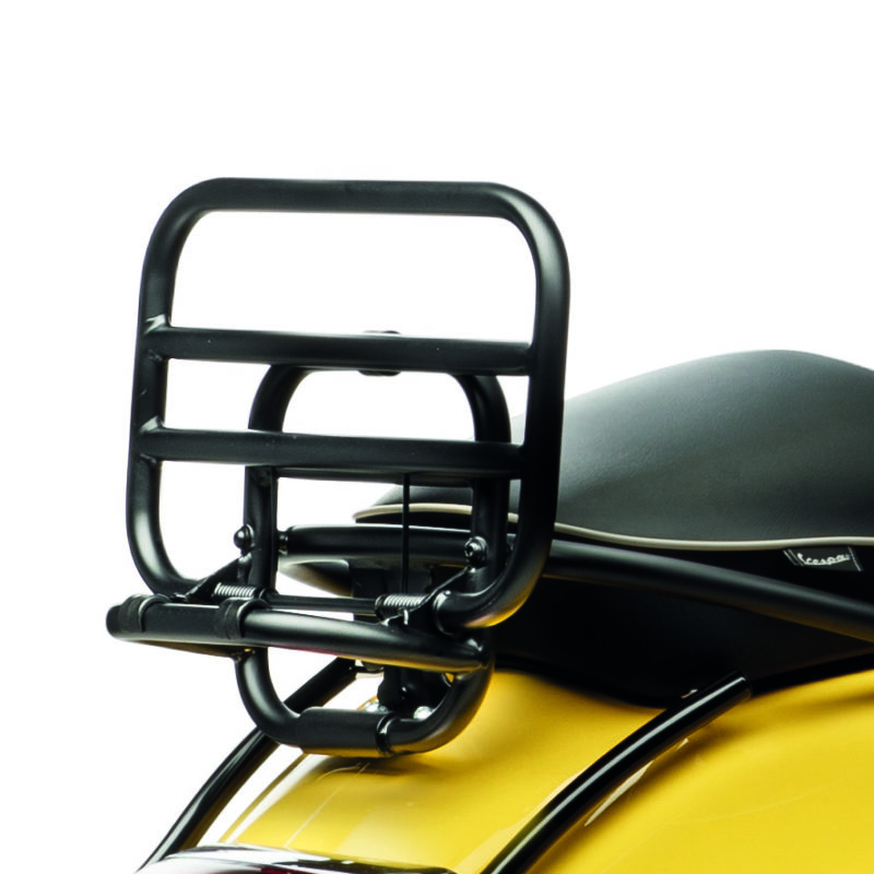 Porte baguage arrière pliant noir mat Vespa GTS